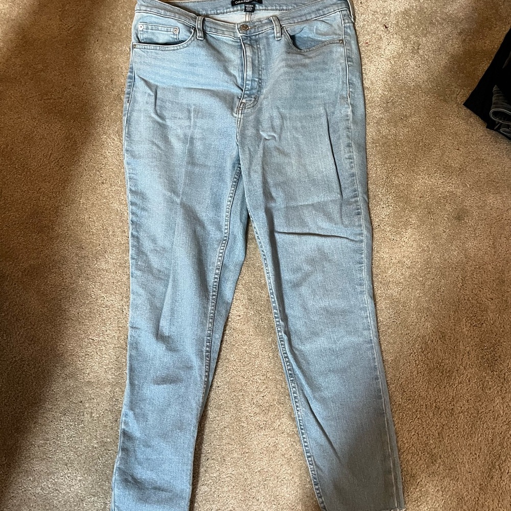 Calvin Klein Jeans Women's Light Blue Skinny Jeans